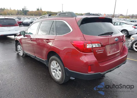 2017 Subaru Outback 2.5I Premium z USA, uszkodzony, nr VIN 4S4BSACC2H3416121